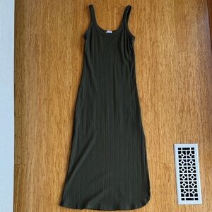 Vitamin A Dark Green Maxi Tank Dress